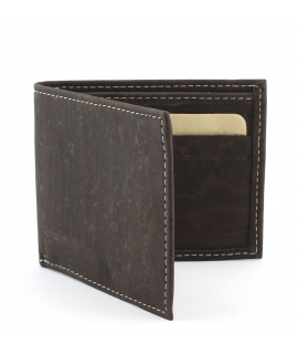 ARTELUSA Man wallet bifold vegan cork card holder