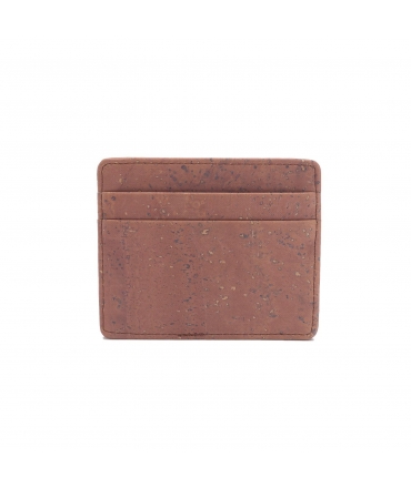 Vegan cork card holder