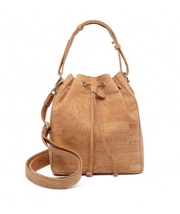 Bolso bombonera mujer corcho bandolera impermeable vegano cuerdas ecológicas