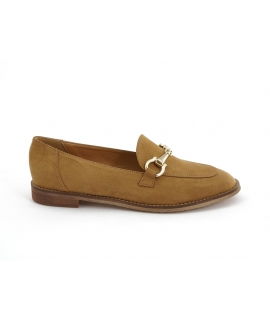 VSI BREDA Shoes Woman Suede effect moccasin buckle vegan shoes