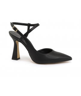 VSI NEREA Decollet corn black sandals spool heel closed toe vegan shoes Made in Italy