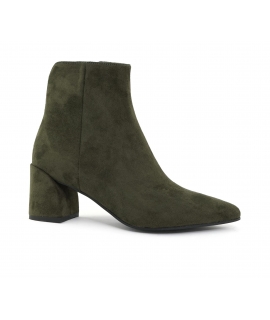 VSI GEIA Green vegan ankle boots with low heel Made in Italy