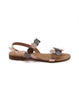 VSI CLARI Schuhe Frau Sandalen Riemen Schnalle vegane Schuhe Made in Italy