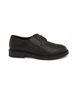 VSI CLASSY Classic chaussures basses vegan écologiques noires maïs Made in Italy