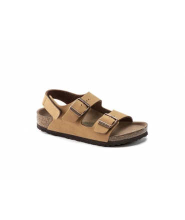 BIRKENSTOCK Milano HL Kids sandali Vegan Bimbi strap fibbie plantare anatomico