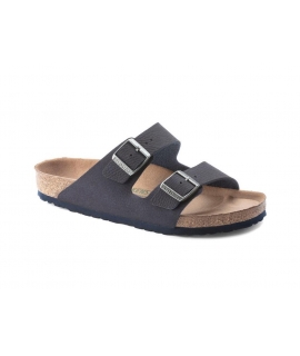 BIRKENSTOCK Arizona chaussons d'été vegan bleu pour homme semelle anatomique