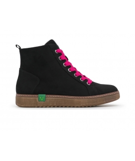 JANA Zapatos veganos reciclados Mujer cordones cremallera