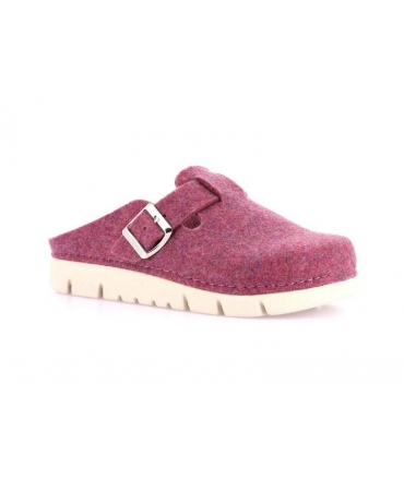 GRUNLAND vegan HATE ciabatte Donna pantofole riciclate rosa fibbia