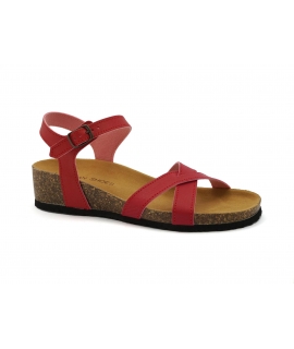 Zapatos VSI CAMI Mujer Sandalias cuña tiras cruzadas zapatos veganos Made in Italy