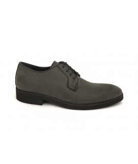 VSI PRINS Chaussures derby vegan grises classiques pour hommes avec lacets faits à la main Fabriquées en Italie