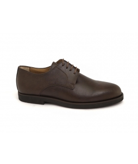 VSI REGLAN Chaussures végétaliennes classiques Derby pour hommes marron à lacets élégants Fabriqué en Italie