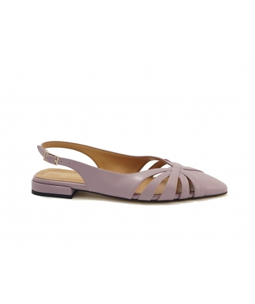 VSI ANICE ballerine vegan a ragnetto lilla slingback eleganti Made in Italy