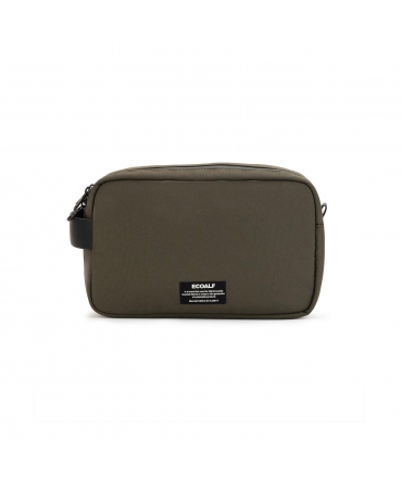 ECOALF Sporthalf Beauty Case verde riciclato Unisex impermeabile vegan zip