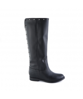 VSI MIDA Zapatos de mujer Biopolioli Boots punta redonda tachuelas zapatos veganos de cuña interna